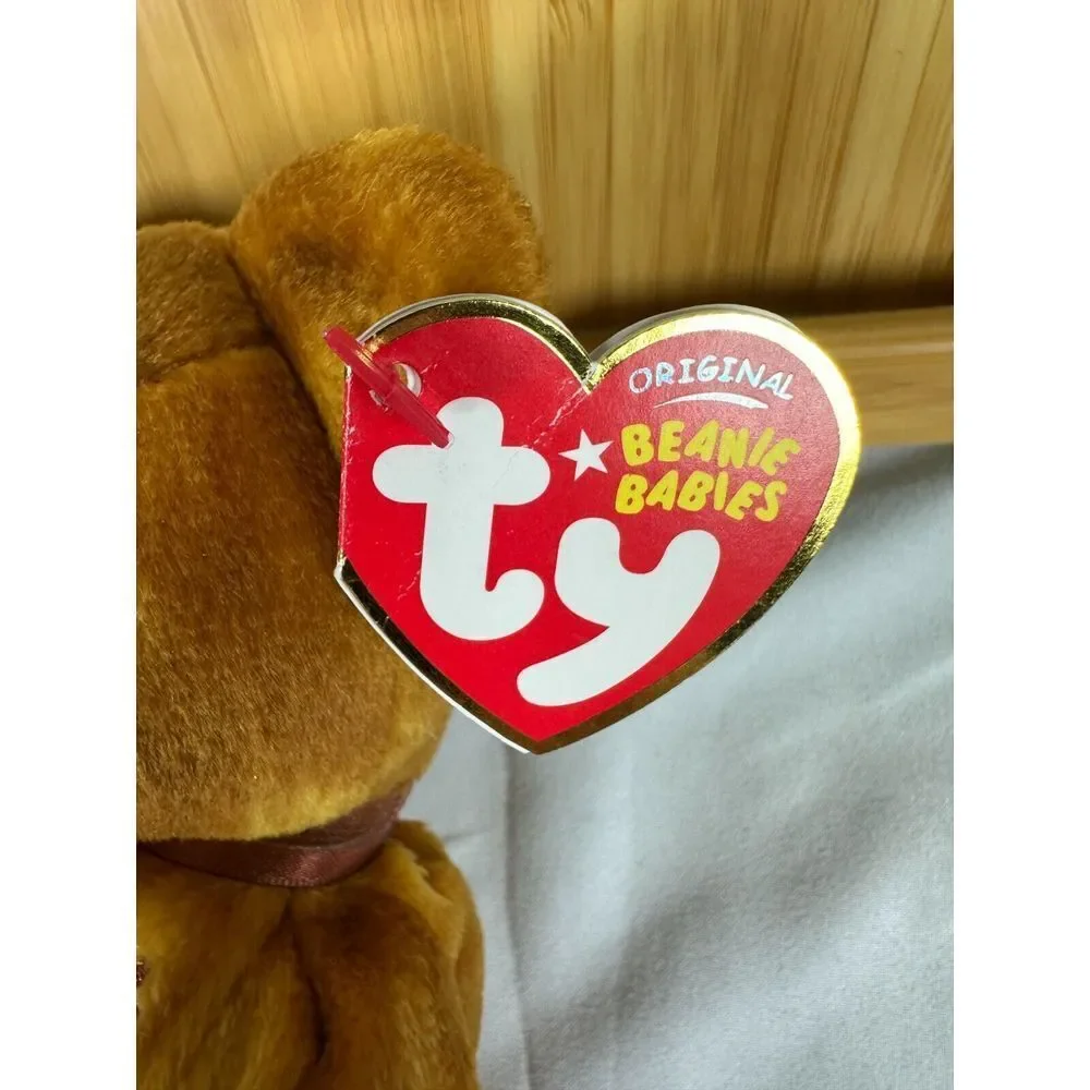 TY Beanie Baby -GRATEFULLY the Thanksgiving‎ Bear (8.5 inch) - NWT -